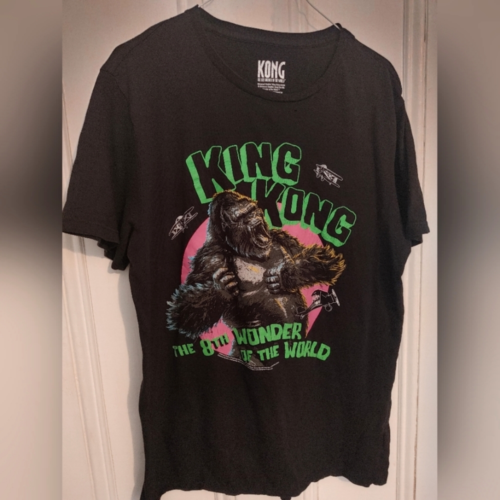 KING KONG movie video game shirt graphic tee The 8th Wonder Of The World Medium